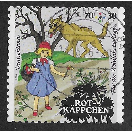 GER 2016 €0.70+30 'LITTLE RED RIDING HOOD' FINE USED (EBID60-819)