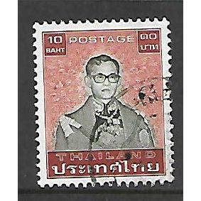 THAILAND 1980 KING BHUMIBOL 10b GREEN AND RED SG 1047 FINE USED