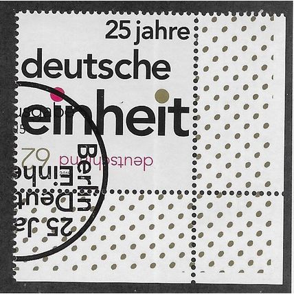 GER 2015 €0.62 '25TH ANN OF RE-UNIFICATION' FINE USED (EBID69-414)