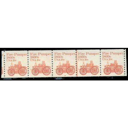1908v 20c Fire Pumper Fine MNH Dry Gum PNC 16/5 P0536