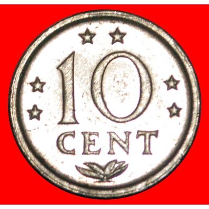 BEATRIX (1980-2013): NETHERLANDS ANTILLES ★ 10 CENTS 1983 LOW START★NO RESERVE