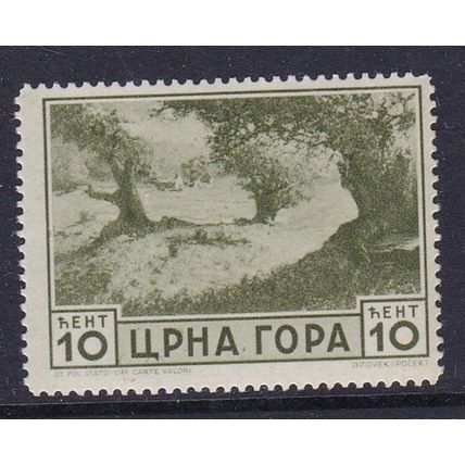 MONTENEGRO 1943 ITALIAN OCCUPATION 10c GREEN MINT SG61