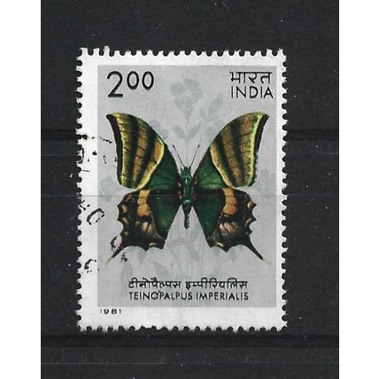 India.SG1022 2r Teinopalpus Imperialis.Fine Used.June23