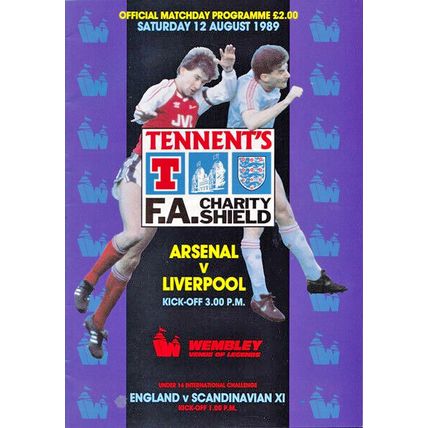 ARSENALv LIVERPOOL FA CHARITY SHIELD 1989