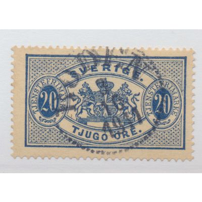 Sweden Stamp Scott #O20, Used