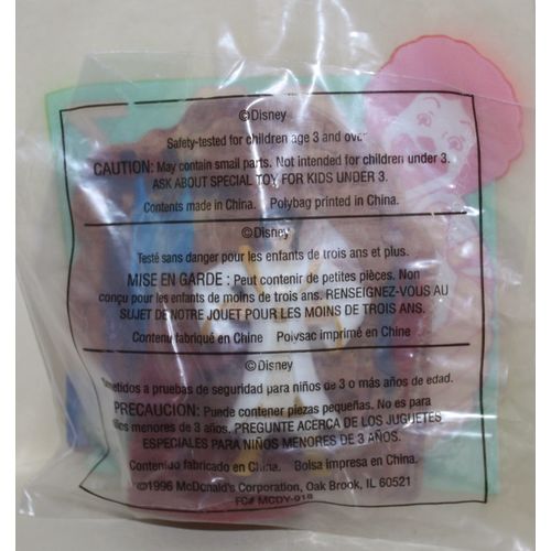 1996 McDonalds Disney's Aladdin #7 Aladdin Mint in Package