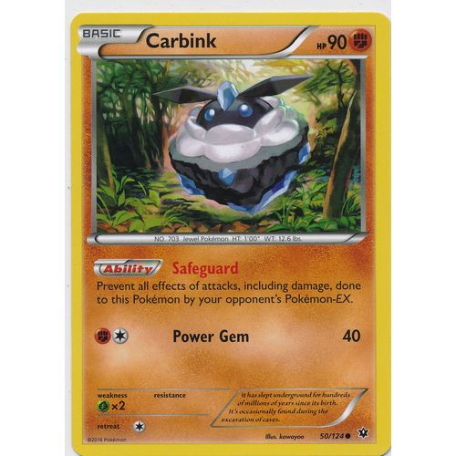 Pokemon XY Fates Collide 50/124 Carbink