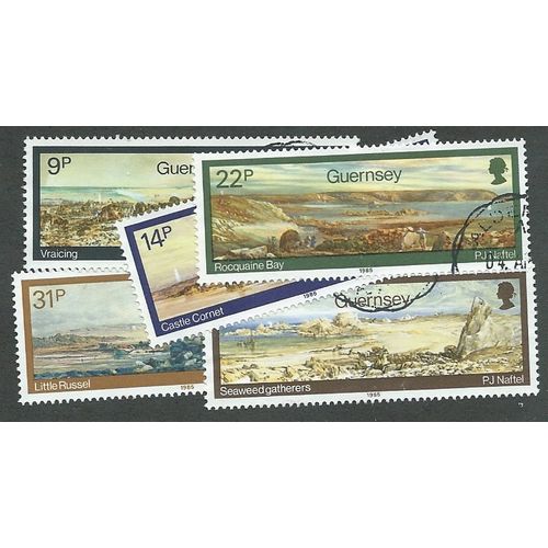 GUE 1985 (SET) 'PAINTINGS BY PAUL JACOB NAFTEL' (5v) FINE USED (EBID50-023)