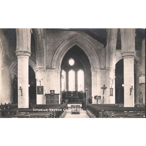 Vintage PC - Ketton Church interior, Rutland (unused)