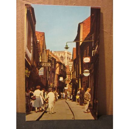 THE SHAMBLES, YORK unused vintage postcard PT19724 DATED 1974 =