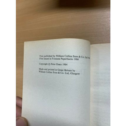 1990 PETER ESSEX "THE EXILE" SOUTH AFRICA GUERRILLA FICTION PAPERBACK BOOK (P3)