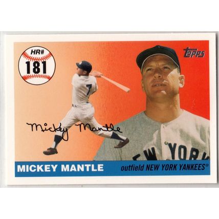 2006 Topps Mickey Mantle Home Run History baseball card #MHR181