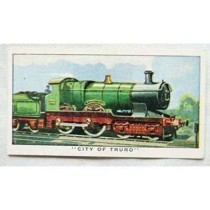 1963 Kellogg card Story of the Locomotive 8 City of Truro 1903