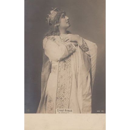 Ernst Kraus German Tenor as Lohergrin Antique Postcard