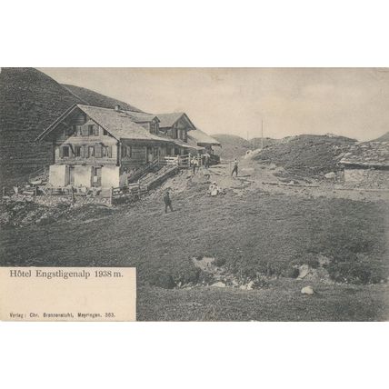 Hotel Engstligenalp Adelboden Switzerland 1938m Old Postcard