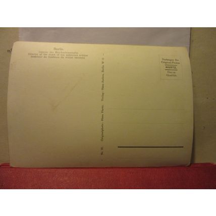 TOMB OF THE UNKNOWN SOLDIER, BERLIN GERMANY unused postcard =