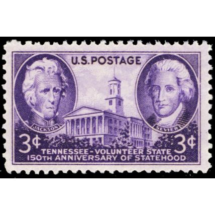 Tennessee Statehood One PACK OF TEN 3 Cent Postage Stamps Scott 941