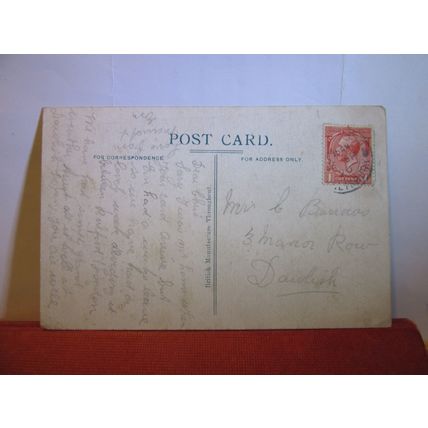 BUCKINGHAM PALACE, LONDON used antique postcard 1920 pm #