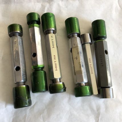 LOT PLUG GAGE GO NOGO VAN KEUREN .1.0880,1.0930,1.0912,1.0760,1.008,1.094  9,ES