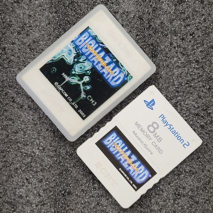 Biohazard Outbreak Memory Card 8MB - 2003 Japan Sony Playstation 2 Resident Evil