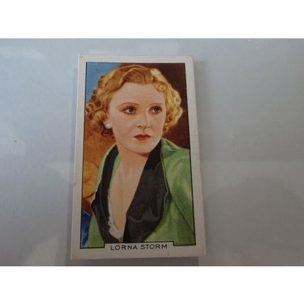 1935 Gallaher Portraits of Famous Stars Card # 39 of 48 Lorna Storm Good (2)