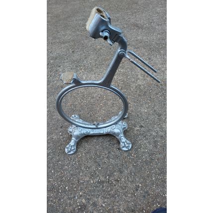 the willbro norwich cast iron bicycle stand bike repair claw foot 19c display