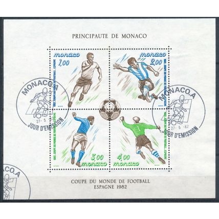 Football World Cup, Spain - Monaco 1982 - FDI H - MiNr BL20
