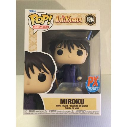 NEW Anime PX Previews Exclusive InuYasha Miroku Pop Figure #1594