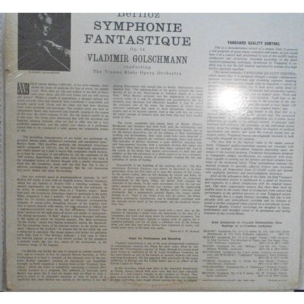 SEALED Berlioz: Symphonie Fantastique Op 14 Golschmann Vienna State SRV-120 LP
