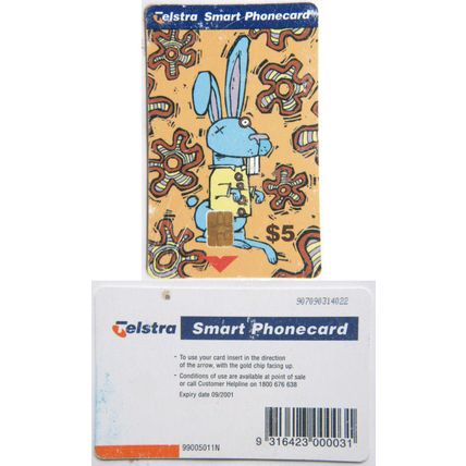 Australia Phone Card - Cartoon Rabbit