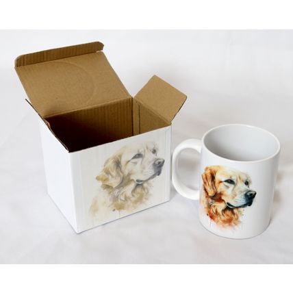 Golden Retriever - Printed Ceramic 11oz Mug - Free Personalisation Available