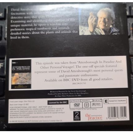 The Amber Time Machine DVD Promo The Mail David Attenborough Wildlife Collection
