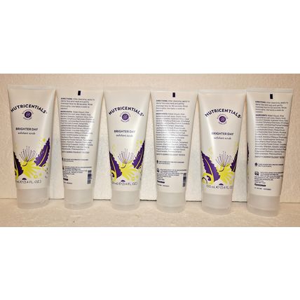 Nu Skin Nuskin Nutricentials Brighter Day Exfoliant Scrub 3.4oz 100ml (6 Tubes)
