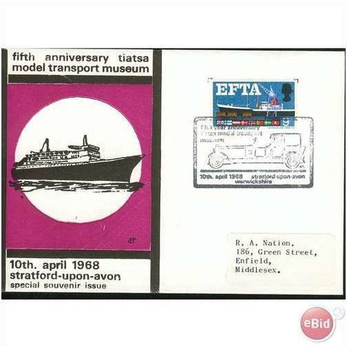 GB Covers 1968 - x 5 Model Transport Museum 5th Anniv 2