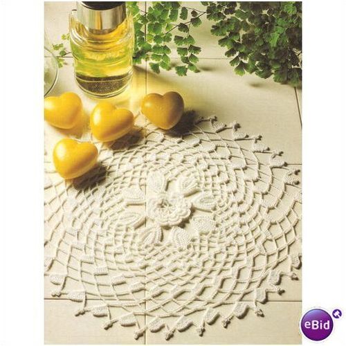 Crochet Doily Pattern White Camellia