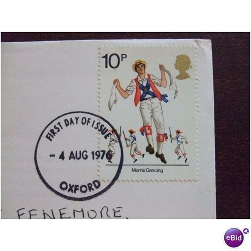 1976 GB Cultural Traditions GB 10p Morris fine used stamp SG1011