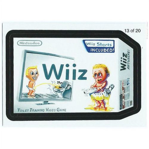 2010 Wacky Packages ANS 7 Wack-O-Mercial - #13 - Wiiz