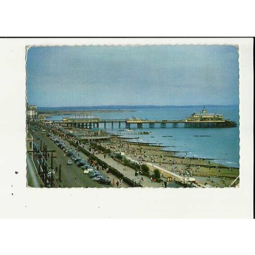 Sussex EASTBOURNE Pier & Grand Parade Postcard by Photo Precision (PT3129)