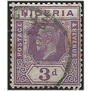Nigeria 1931 SG23 3d Bright Violet Fine Used . ..