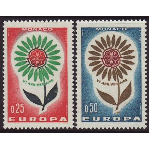 Monaco 1964 SG 806-7 UMM - Europa/CEPT (G-019)