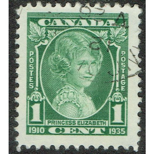 Canada 1935 Silver Jubilee 1c Green SG335 FU