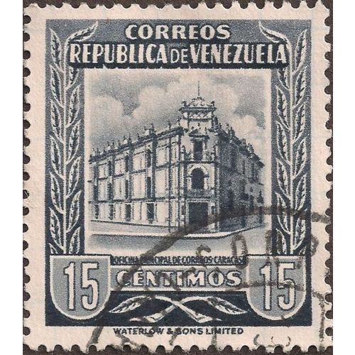 VENEZUELA, Caracas Post Office, grey 1955, 15 cent