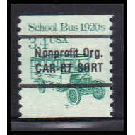 2123a 3.4c School Bus Fine MNH Dry Gum CNS 2 PA5808