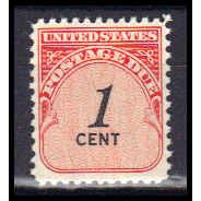 J89 1c Postage Due Fine MNH Dry Gum KA0106
