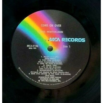 Olivia Newton-John Come on Over 1973 LP Vinyl Record (P6)
