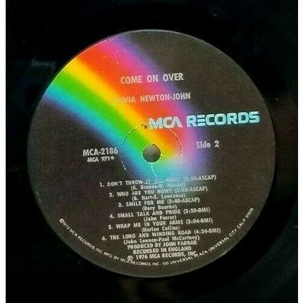 Olivia Newton-John Come on Over 1973 LP Vinyl Record (P6)