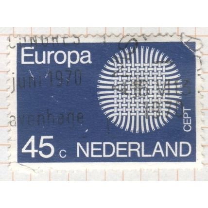 Netherlands 1970 - 45c blue - Europa - used