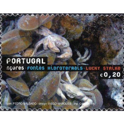 AZORES, Hyfrothermal creatures, brown 2006, 0.20