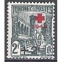 Tunisie 1946 Michel 327 Neuf ** Cote (2005) 1.70 € Croix-Rouge Tunis Mosquée