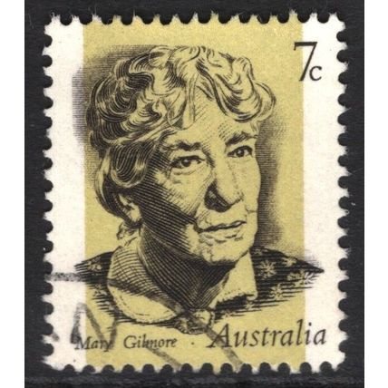 AUSTRALIA 1973: FAMOUS AUSTRALIANS - 7c DAME MARY GILMORE USED (G4)